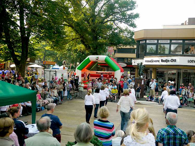 Showprogramm des Walddörfer SV auf dem Stadtteilfest