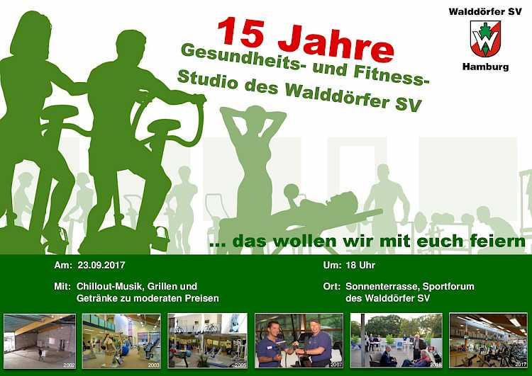 15 Jahre Gesundheits- und Fitness-Studio im Walddörfer SV