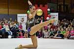 Rhythmische Sportgymnastinnen bei der Sportschau im Walddörfer SV