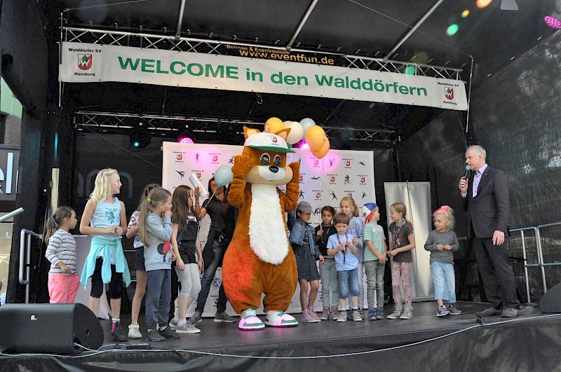 Der Walddörfer SV auf dem 40. Volksdorfer Stadtteilfest