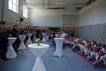 Festliche Eröffnung der neuen Gymnastikhalle an der Eulenkrugschule