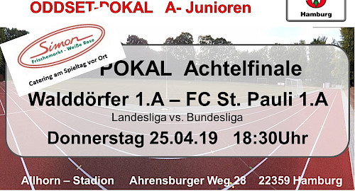 Achtelfinale ODDSET Pokal  1.A-Junioren