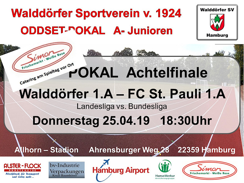 Achtelfinale ODDSET Pokal  1.A-Junioren