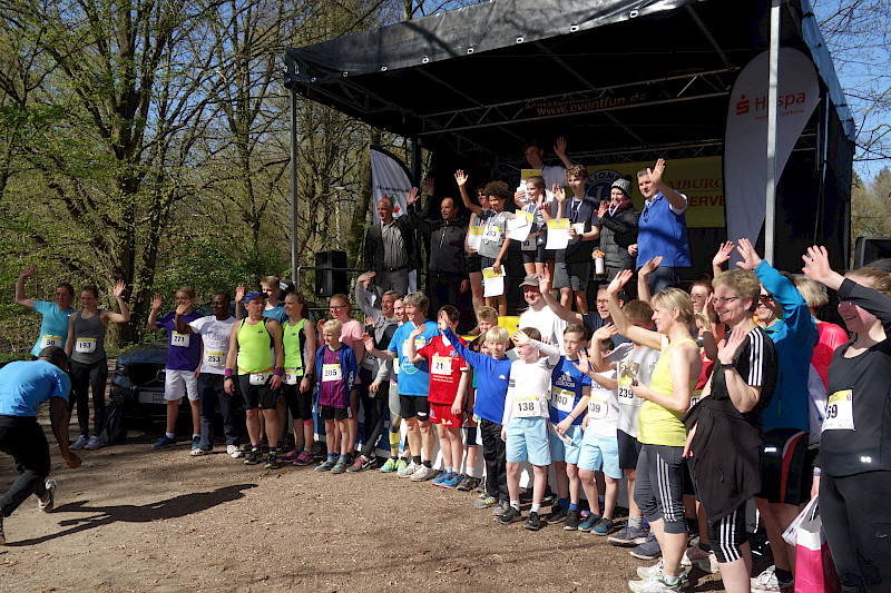 Osterlauf mit dem Walddörfer Sportverein